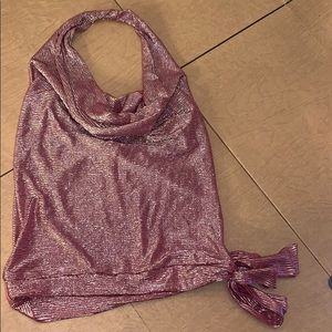 Burgundy shimmery Top